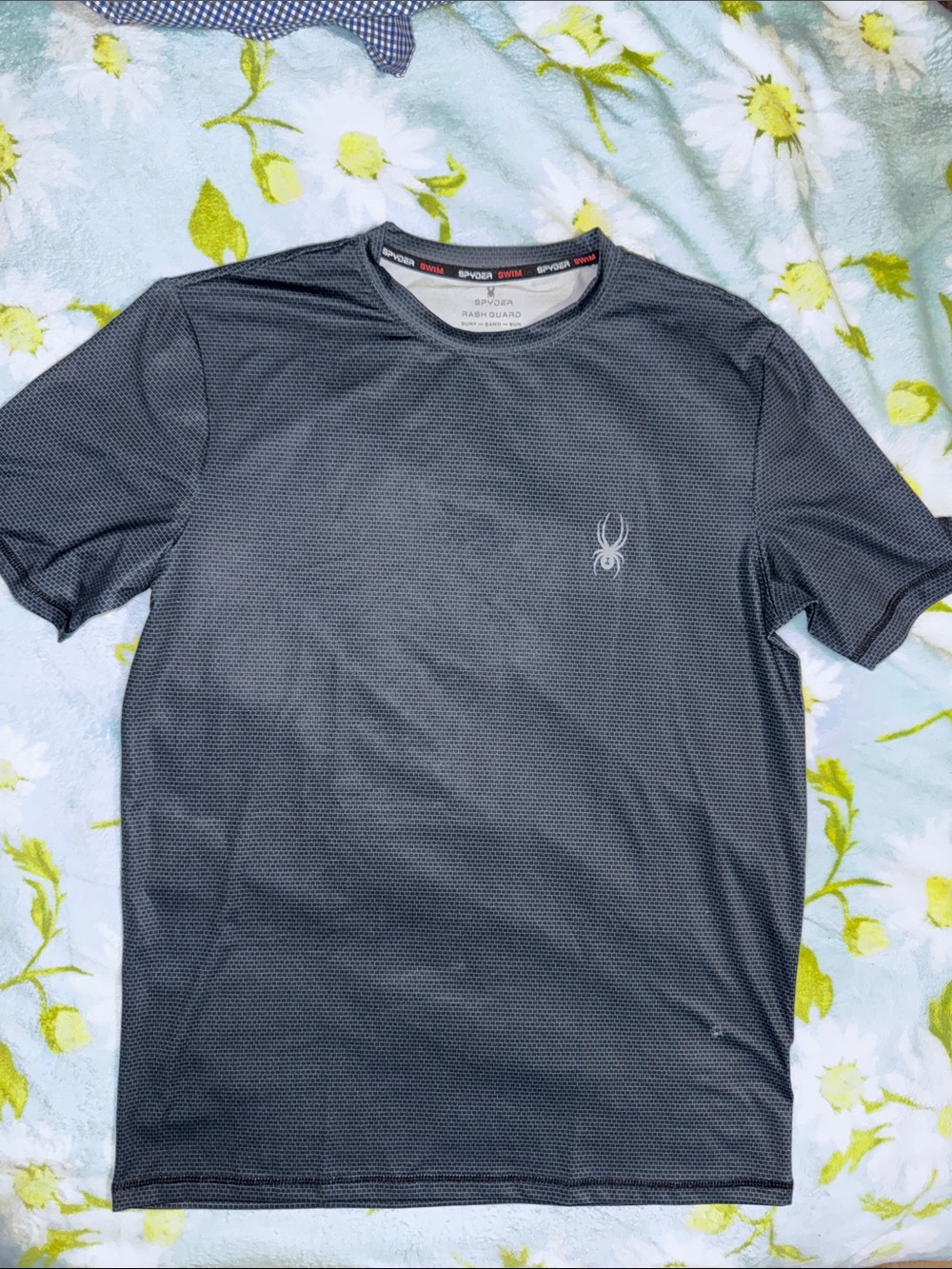 Spyder Men's Short Sleeve Performance Tee - Charcoal Gray